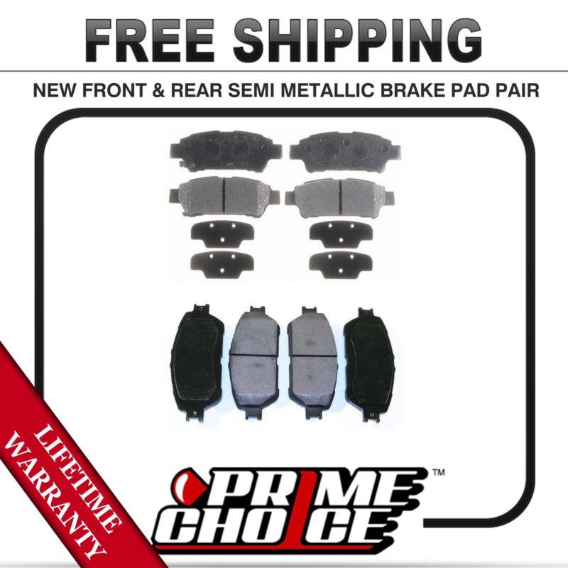 Buy Complete Set of Front and Rear Premium Brake Pads with Lifetime