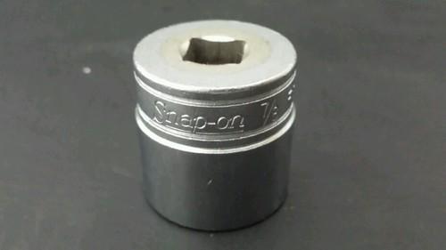 Snap on tools 7/8" socket 3/8" drive 6 point part# fs281 usa