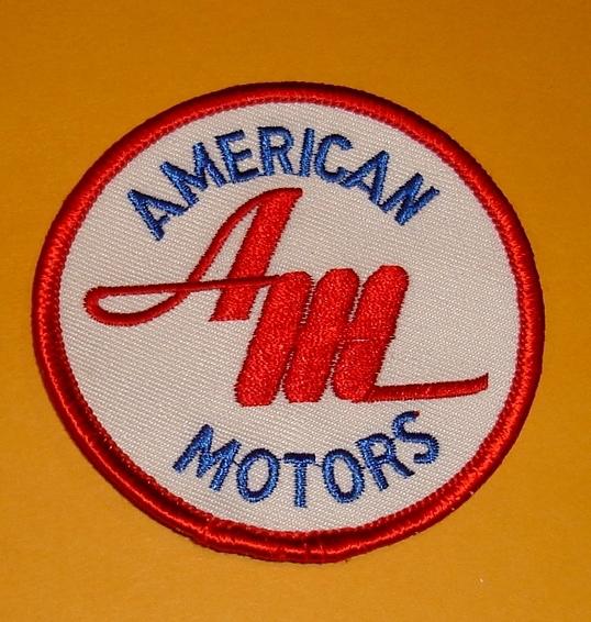 American motors  amc    embroidered patch   round   new