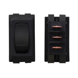 Diamond switch, 12v, on/off/on, black d1-27uc