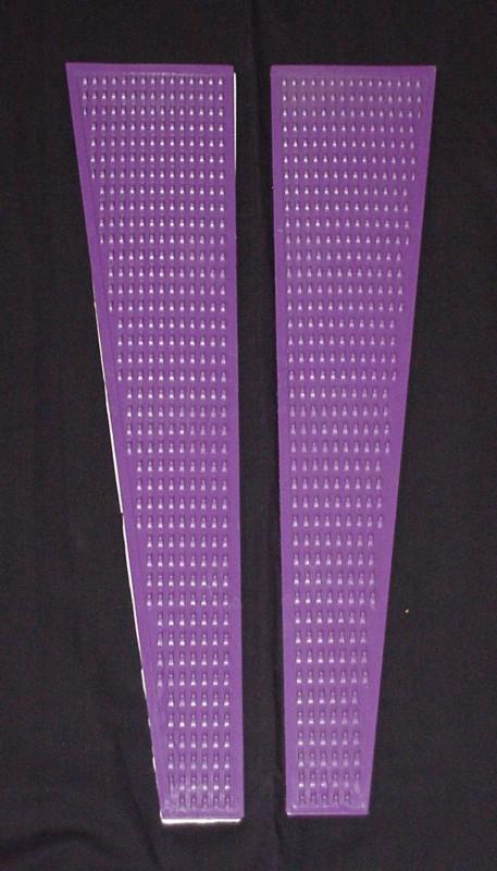 Vintage polaris indy1980's to 1998 running board non skid foot pads purple new
