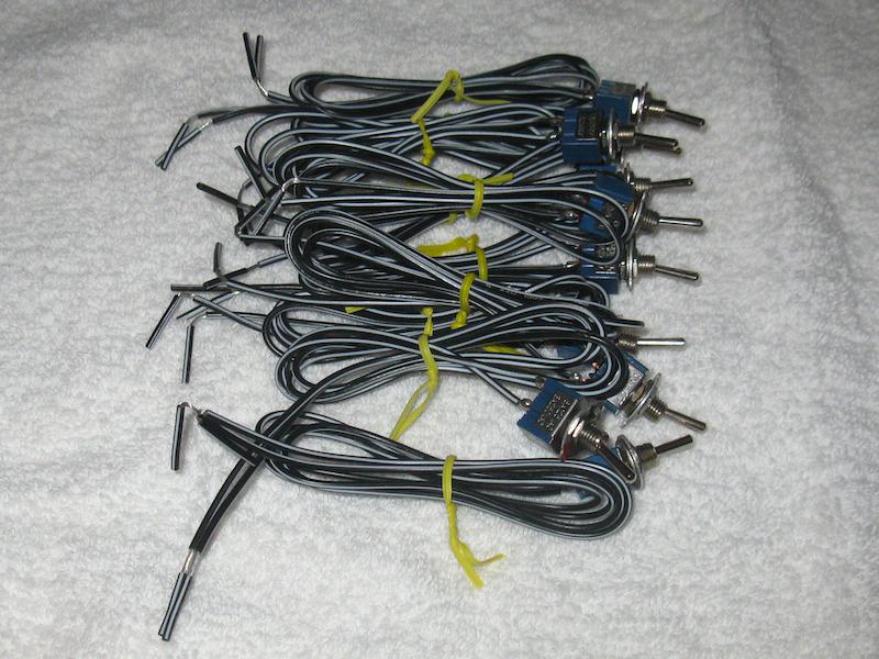 Lot of 10 dei valet 12 volt toggle on/off switch for viper python avital valet