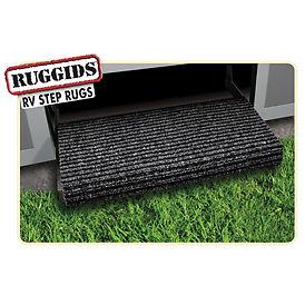Prest-o-fit 2-0420 rv step rug - black