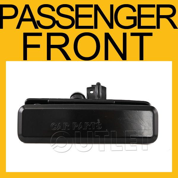 93-05 gmc safari right front door outside handle gm1311108 astro matte black r/f