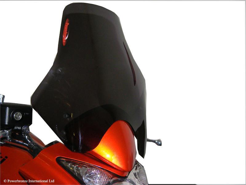 Kawasaki er6 er6n 2009 2011 light screen shield windshield dark- made in england