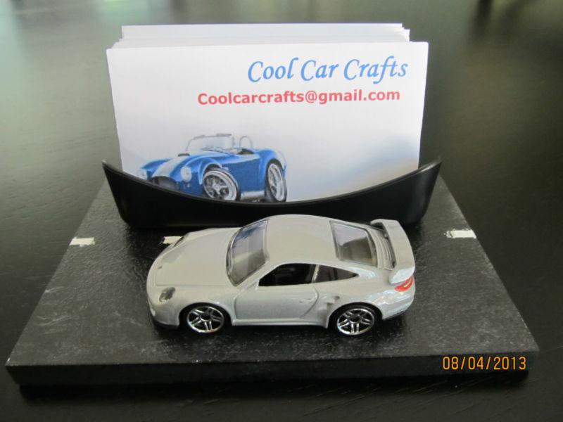 Porsche 911 gt2 diecast car business card holder display desk office sales parts