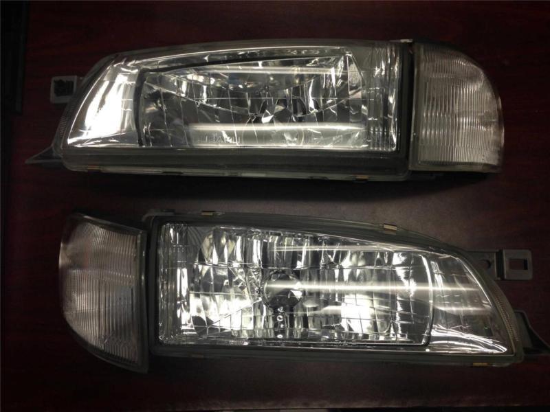 Find JDM SUBARU WRX STI GC8 KOUKI DIAMOND HEAD LIGHTS W/ CORNER LIGHTS in Gardena, California