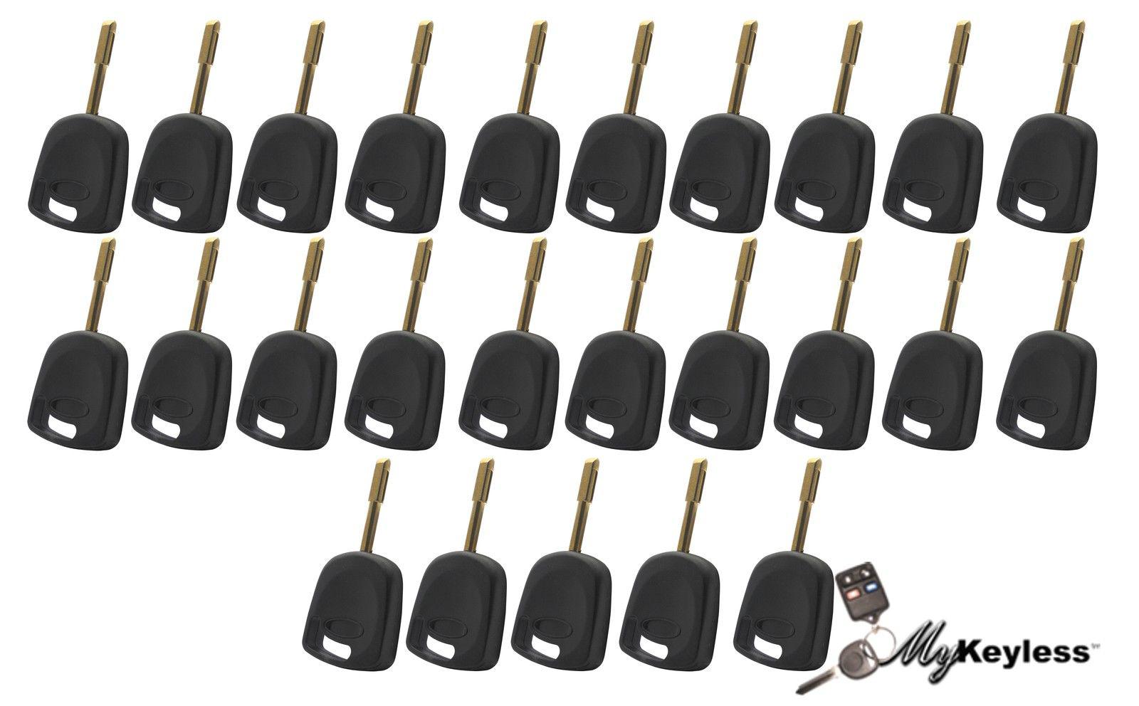 New bulk locksmith lot jaguar transponder chip uncut car ignition key x25