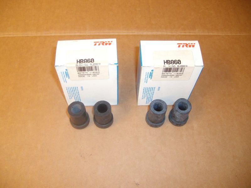 Trw hb860 leaf spring bushings chevrolet corvette 1960 19611962 set of four