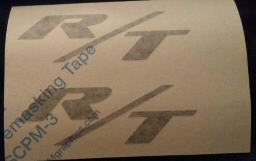 R/t vinyl decals flat / matte black