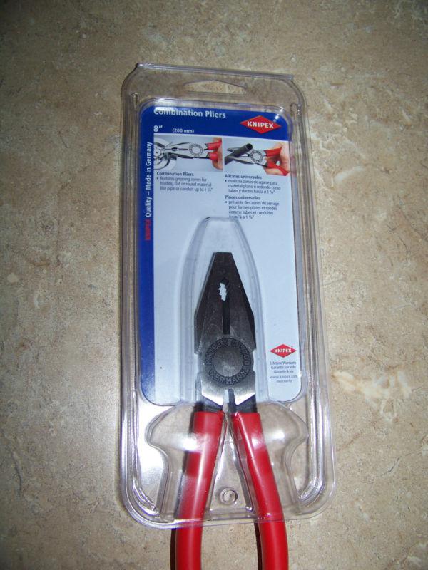 NEW Knipex Combination Pliers 8