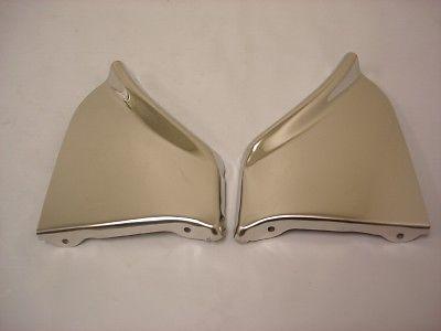 Stainless skirt scuff pad for 1962 chevy fender skirts