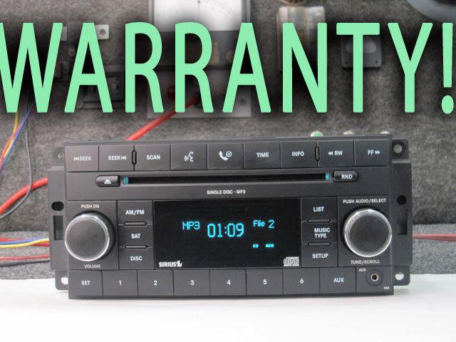 Chrysler jeep dodge uconnect cd disc mp3 aux player sat xm radio p05064420af 