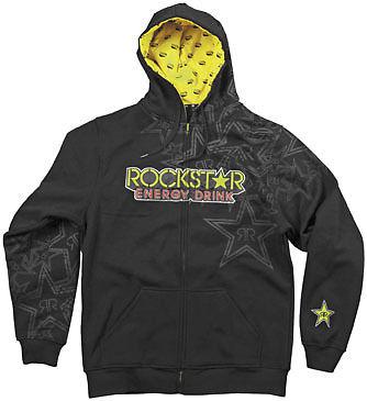Msr mens rockstar energy anthem black small fleece msr casuals sweater sml sm