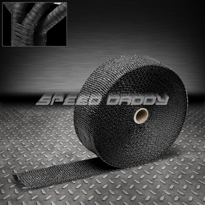 Find EXHAUST HEADER TURBO MANIFOLD THERMO INSULATION HEAT WRAP 2"X 1/16