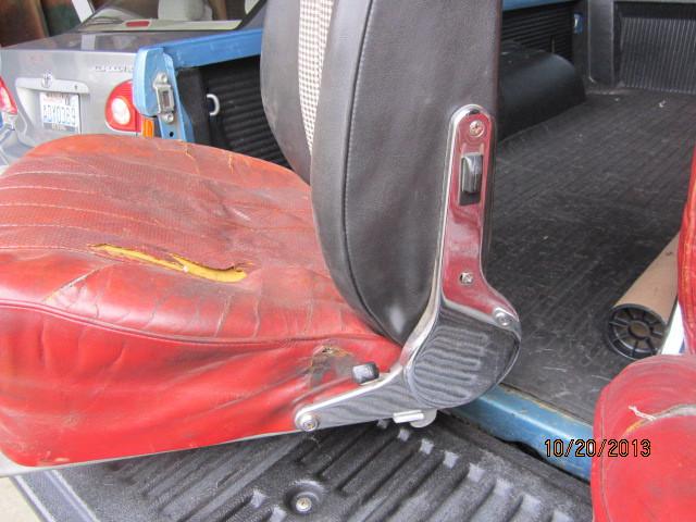 69-73 PORSCHE 911 912 BUCKET SEATS WITH HEAD RESTS, US $600.00, image 4