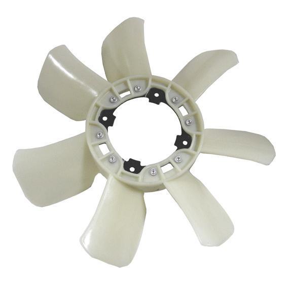 Cooling fan blade radiator