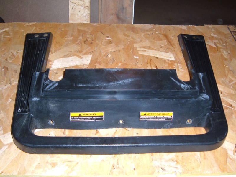 Rear bumper w/ metal insert,arctic cat  zr,ext,zrt,cougar,puma 92-00 asstd sleds