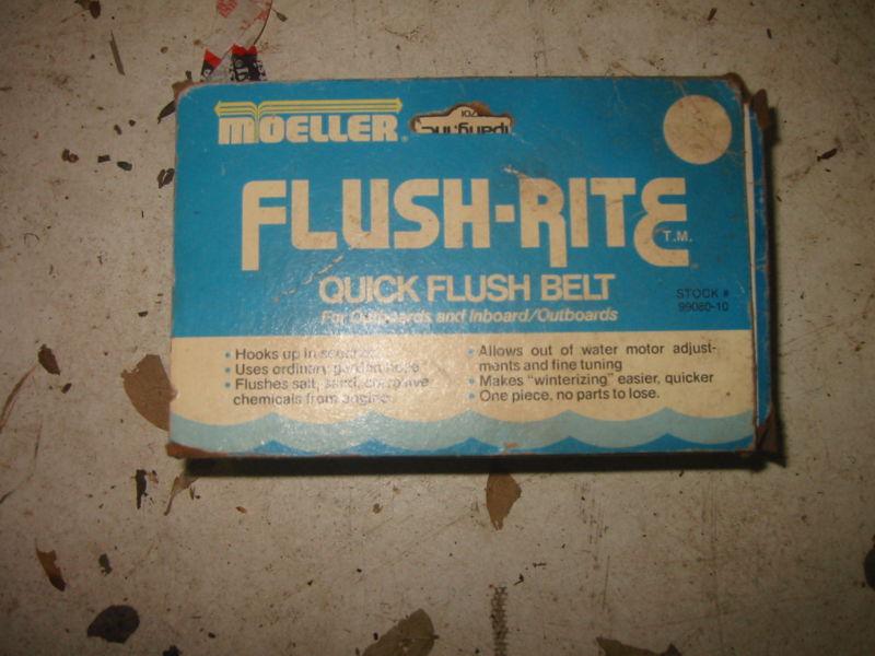 Moeller inboard and outboard engine flush belt adapter