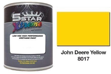 5 star xtreme john deere yellow urethane paint kit - 8017