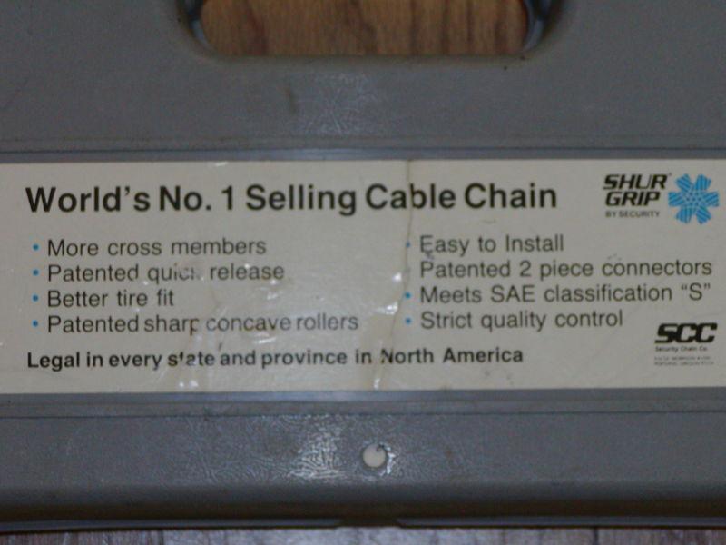 SNOW/TIRE CABLE CHAINS SECURITY #SG2412CM, 215/70-15, P205/75R15, 205/75-15, US $29.99, image 4