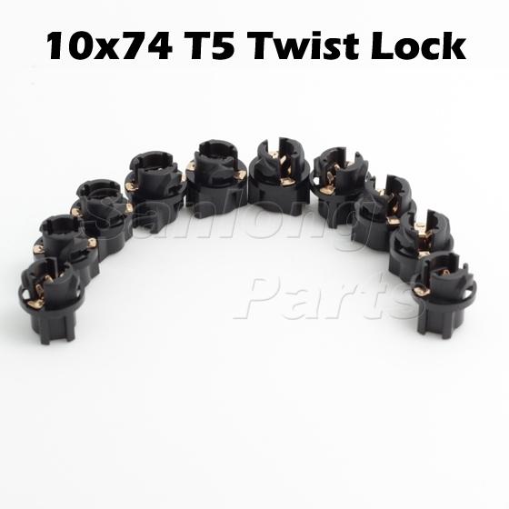 10xpc74 twist sockets 37 74 instrument panel cluster plug lamp dash light bulb