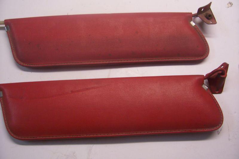 1968-72 Jeepster Red Sun Visors AMC, US $45.00, image 3