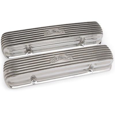 Edelbrock 4130 pontiac 301-455 finned valve covers