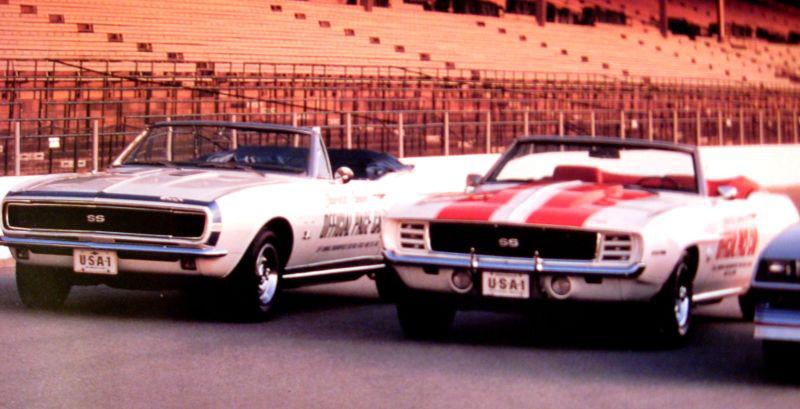 1993 1982 1969 1967 chevy camaro & z28 indy 500 pace car poster 22 x 17" ss 396