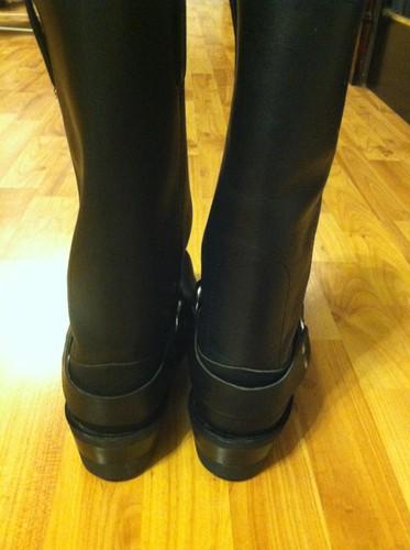 CLASSIC MEN'S HARLEY DAVIDSON HARNESS BOOTS BLACK SIZE 8D NEVER WORN!!, US $110.00, image 3