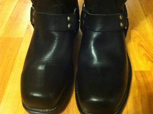 CLASSIC MEN'S HARLEY DAVIDSON HARNESS BOOTS BLACK SIZE 8D NEVER WORN!!, US $110.00, image 5