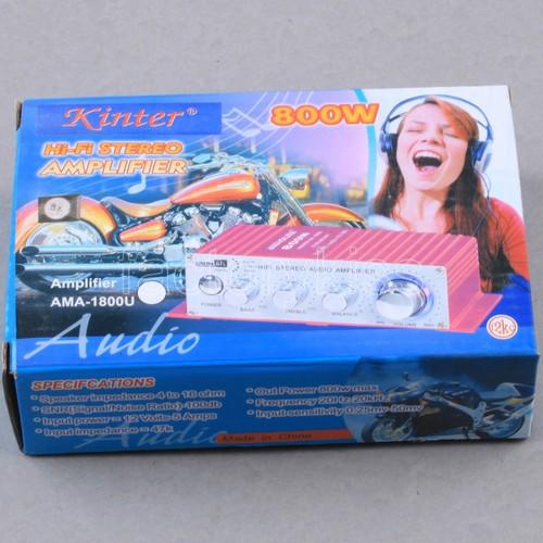 40W Car Motorcycle Bike Mini Audio Stereo Amplifier + Power Cord, US $14.51, image 3