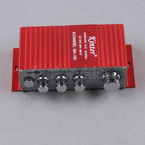 40W Car Motorcycle Bike Mini Audio Stereo Amplifier + Power Cord, US $14.51, image 5