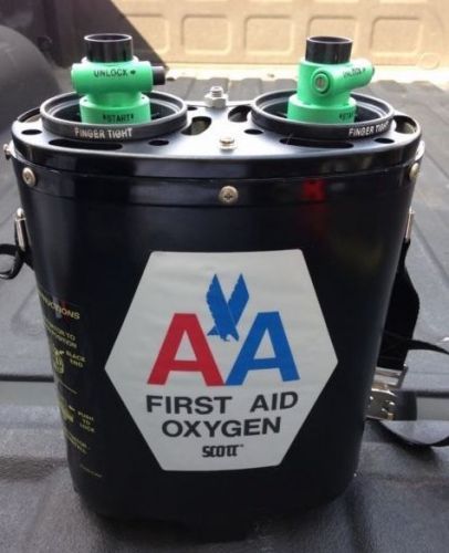 Nos american airlines scott first aid oxygen generator pn 802088-01 new in box!!