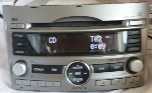 10 11 12 subaru legacy radio cd player sat mp3 86201-aj64a pe645u1