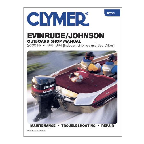 Clymer evinrude/johnson 2-300 hp ob 1991-1994 -b733