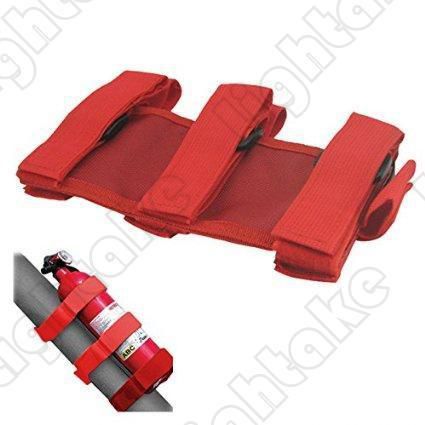 Universal fire extinguisher holder for jeep wrangler