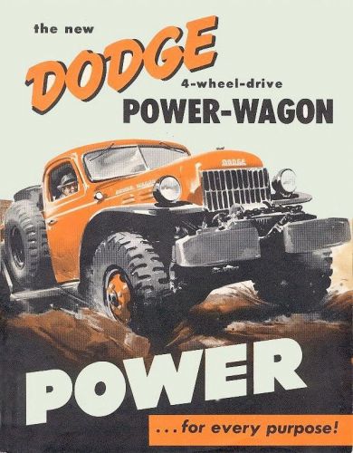 Dodge trucks vintage designs power wagon 1940's up custom t tee shirt shirts  ..