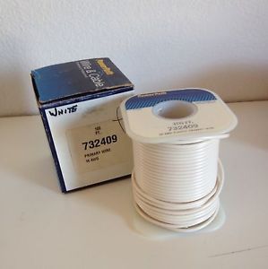 Power path primary wire 50+ ft 16 gauge white