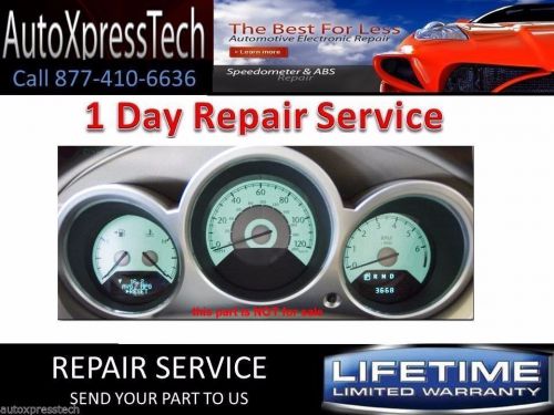 2007 chrysler sebring backlight cluster repair service lighting repair  fast!!