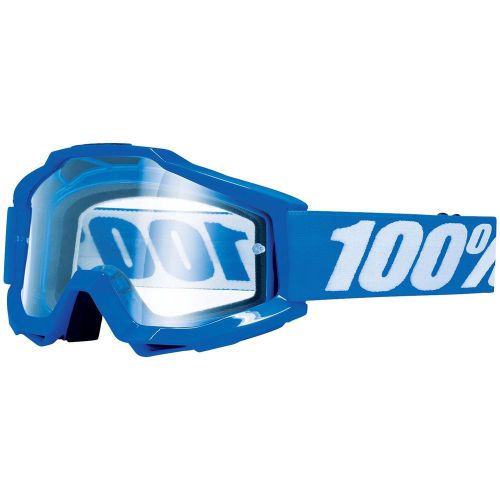 100% accuri otg goggle reflex blue/white/clear lens