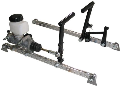 Micro sprint gas &amp; brake pedal adjustable set with wilwood cylinder,forward mnt.