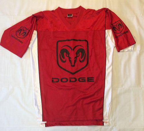 Dodge hemi truck shirt jersey men's size large mopar red white graphic rare!!!