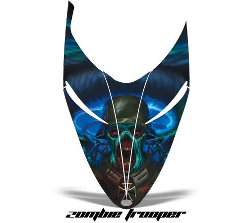Amr racing sled hood wrap graphic decal polaris shift iq rmk snowmobile zombie t