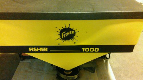 (2) western/fisher 1000 salt spreaders (pair) no reserve!! no reserve!!