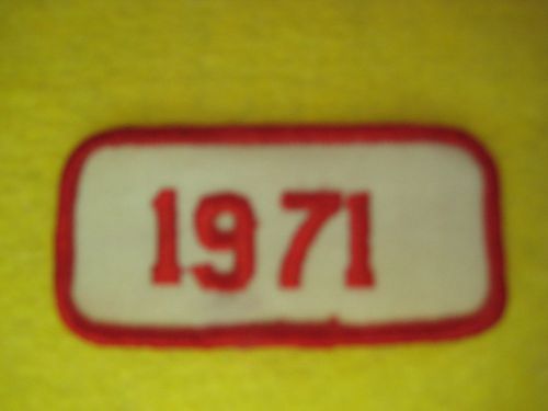 Vintage 1971  ford chevrolet plymouth dodge mopar pontiac buick  patch 3&#034;x1 1/2&#034;