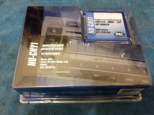Pac nu-chy1 navigation unlock interface for select chrysler dodge jeep vehicles
