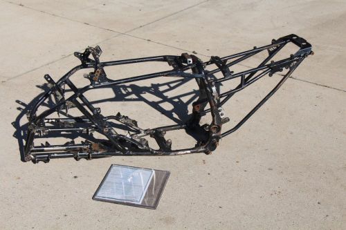 2004 yamaha yfz450 frame straight yfz 450 black &amp; jb aftermarket subframe #0653