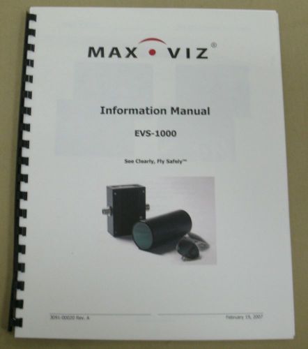 Max-viz information manual evs-100