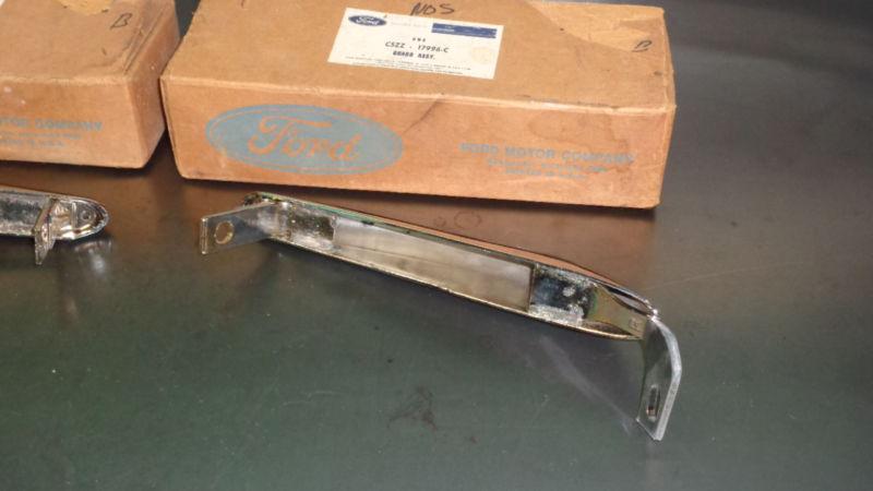 New Nos Oem 1965 Ford Mustang Bumper Guard Set C5ZZ-17997-B C5ZZ-17996-C, US $185.00, image 7